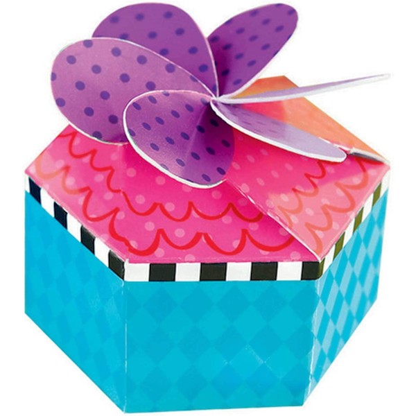 Amscan Mad Tea Party Presentförpackning (12-pack) En Storlek Flerfärgad Multicoloured One Size