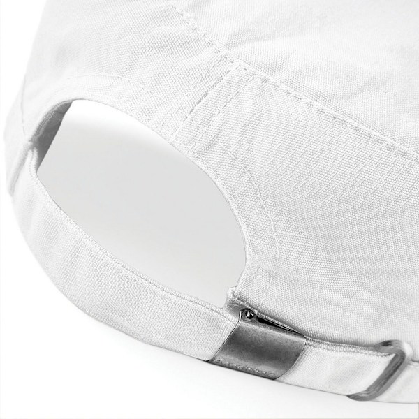 Beechfield Army Cap / Huvudbonad (2-pack) One Size Vit White One Size