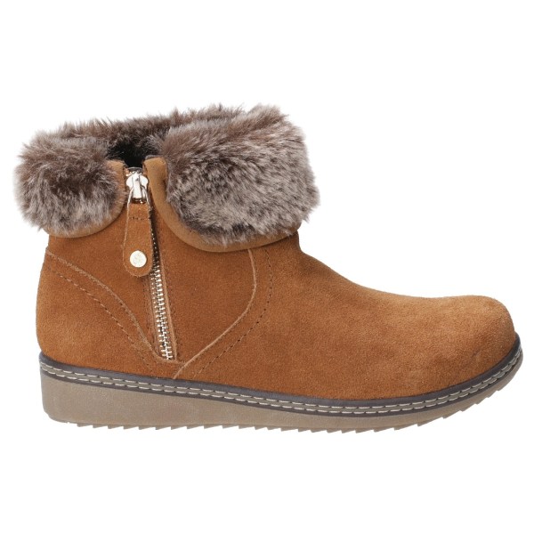 Hush Puppies Dam/Dam Penny Zip Ankel Boot 4 UK Tan Tan 4 UK