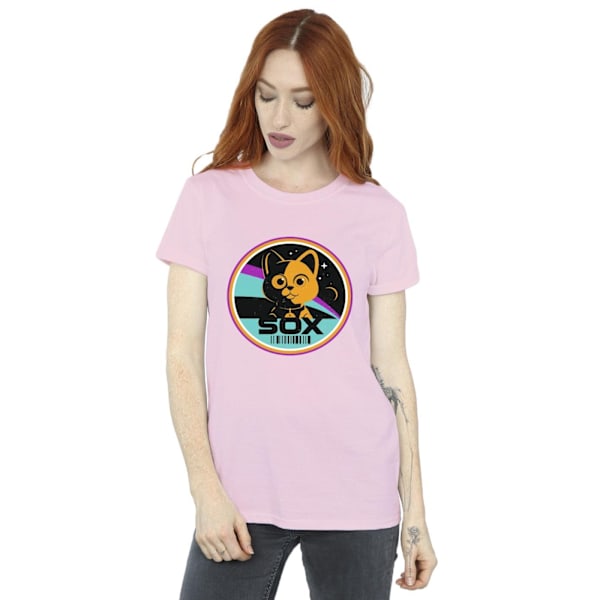 Disney Womens/Ladies Lightyear Sox Circle Cotton Boyfriend T-Sh Baby Pink M