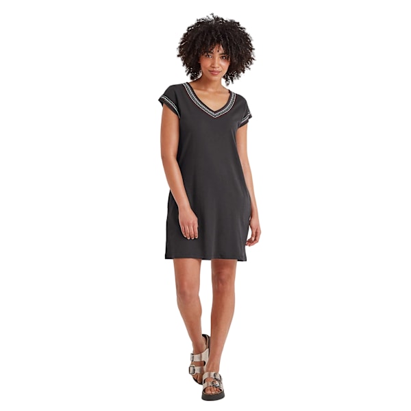 TOG24 Dam/Dam Nicolette Jersey Klänning 8 UK Washed Black Washed Black 8 UK
