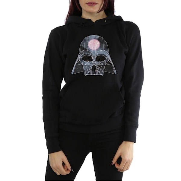 Star Wars Dam/Kvinnor Geometrisk Darth Vader Hoodie XXL Svart Black XXL