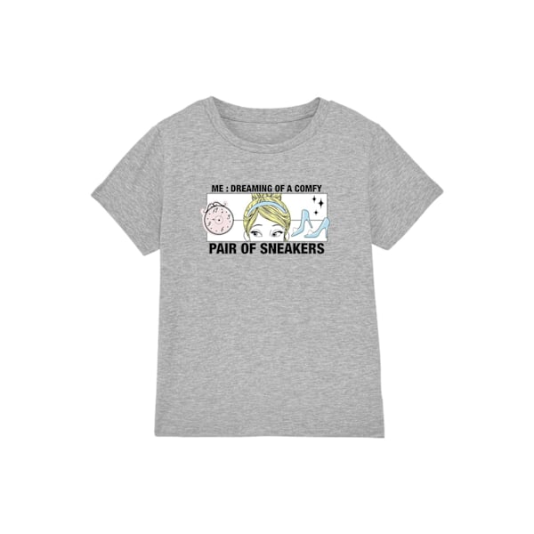 Askungen Barn/Kids Drömmer Om Bekväma Sneakers T-shirt 5- Sport Heather 5-6 Years