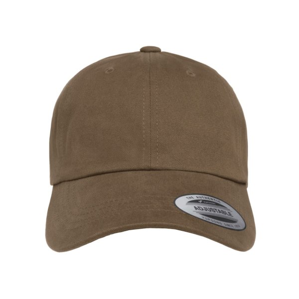 Flexfit By Yupoong Peached Cotton Twill Dad Cap One Size Loden Loden One Size