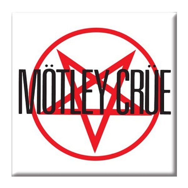 Motley Crue Shout At The Devil Kylskåpsmagnet En Storlek Vit/Röd White/Red/Black One Size