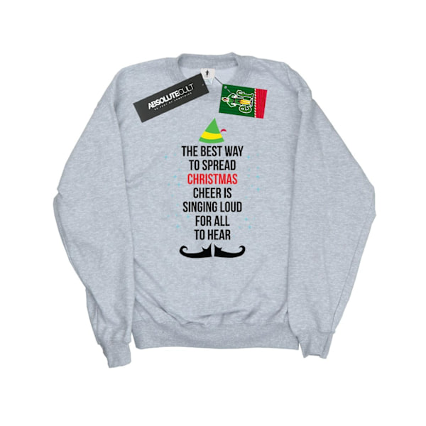 Elf Herr Julglädje Text Sweatshirt L Sports Grey Sports Grey L