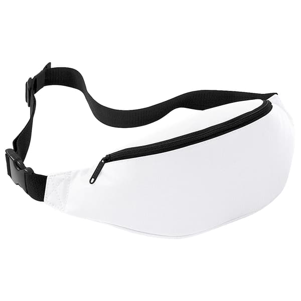 Bagbase Justerbar Bältesväska (2,5 Liter) One Size Vit White One Size