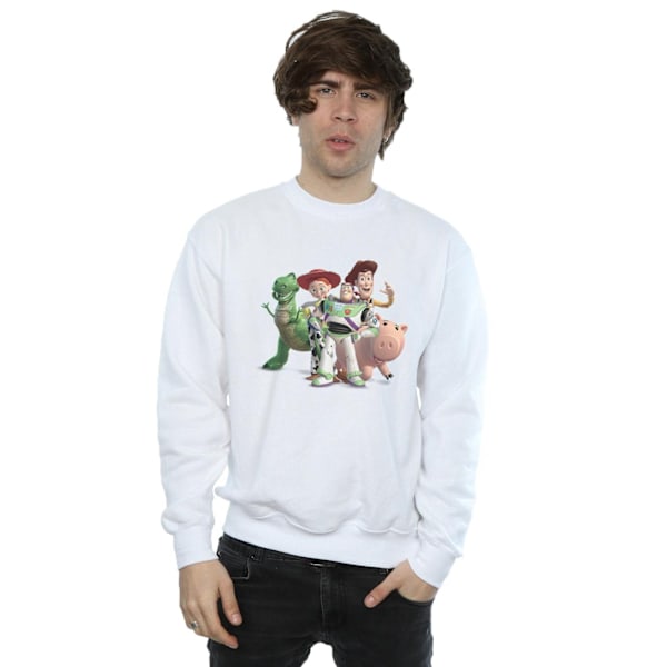 Disney Mens Toy Story 4 Group Sweatshirt XL Vit White XL