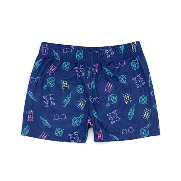 Harry Potter Pyjamas för barn/ungdomar, kort modell, 9-10 år, blå Blue 9-10 Years
