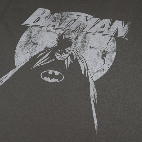 Batman Mens Nightfall T-Shirt M Charcoal Charcoal M