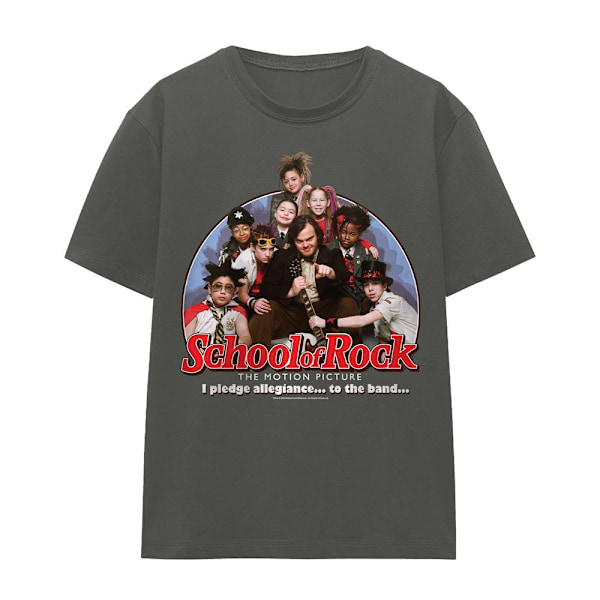 School of Rock Unisex Vuxen I Pledge Allegiance T-Shirt M Charc Charcoal M