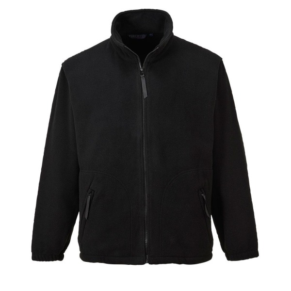 Portwest Herr Argyll Heavyweight Fleece Jacka XXL Svart Black XXL