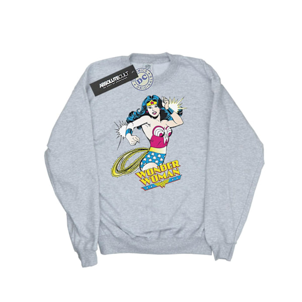 DC Comics Boys Wonder Woman Lasso Sweatshirt 7-8 år Sports G Sports Grey 7-8 Years