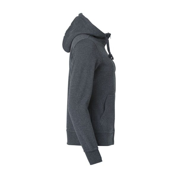 Clique Dam/Dam Plain Full Zip Hoodie M Antracit Melange Anthracite Melange M
