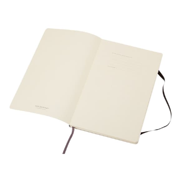 Klassisk PK Mjukt Omslag Enkel Anteckningsbok En Storlek Solid Svart Solid Black One Size