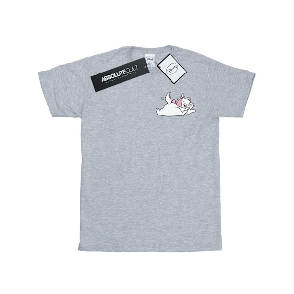 Disney Dam/Damer Aristocats Marie Sweet Backside Brösttryck Sports Grey M