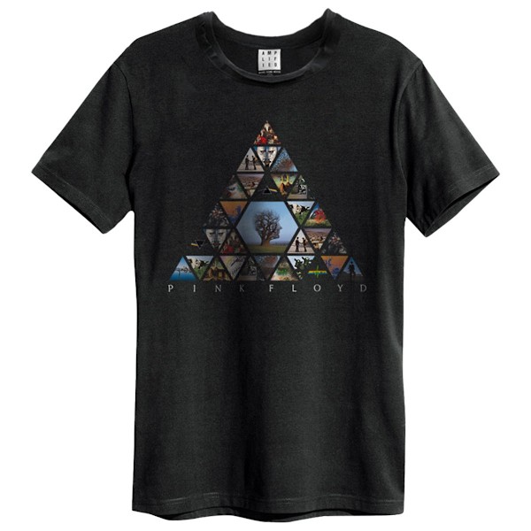 Amplified Unisex Adult Triangle Pink Floyd T-Shirt 3XL Svart Black 3XL