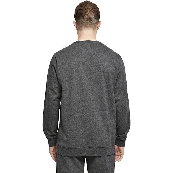 Bygg ditt varumärke Herr Basic Crew Neck Sweatshirt S Charcoal Charcoal S