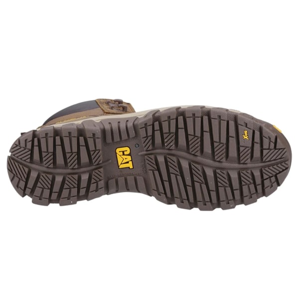 Caterpillar Threshold Rebound Grain Läder Komposit Tåhätta för Män Pyramid 9 UK