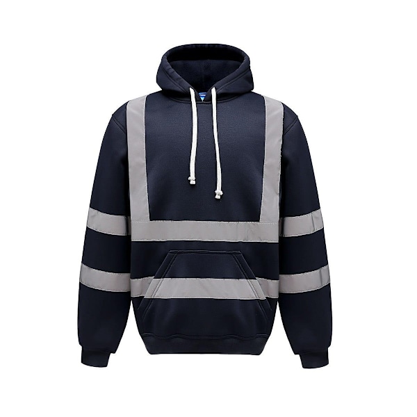 Yoko Hi-Vis Hoodie för män, S, marinblå Navy S