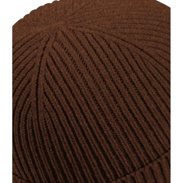 Beechfield Fashion Woven Patch Beanie One Size Valnöt/Svart Walnut/Black One Size