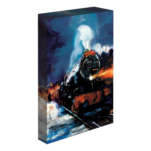 Harry Potter Hogwarts Express Light Up Canvas 40cm x 30cm Multi Multicoloured 40cm x 30cm