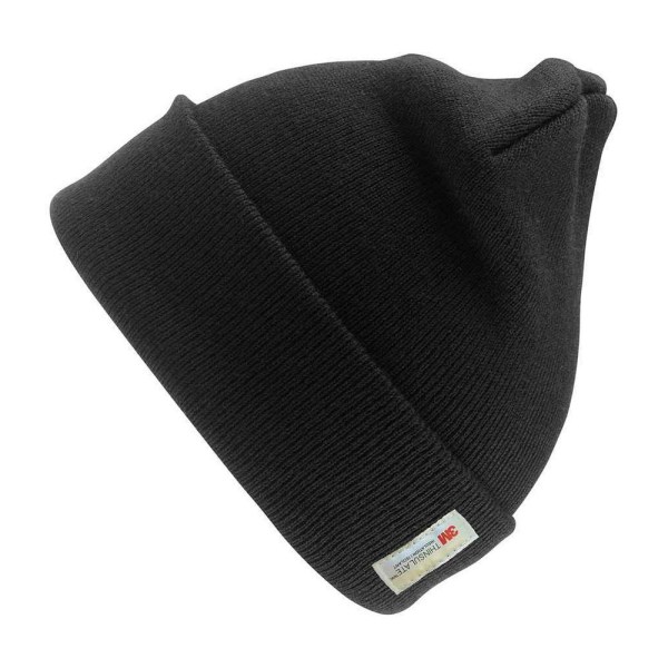 Resultat Winter Essentials Woolly Thinsulate Ski Hat One Size Bla Black One Size
