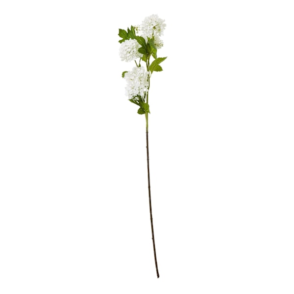 Hill Interiors Snöbolls Viburnum Konstgjord Blomsterspray 77cm C Cream 77cm