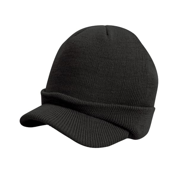 Result Winter Essentials Esco Army Stickad Mössa One Size Svart Black One Size