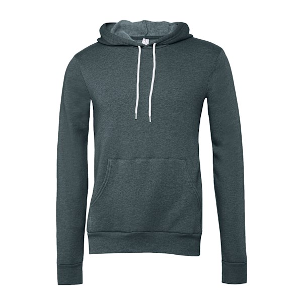 Bella + Canvas Unisex Pullover Polycotton Fleece Hooded Sweatshirt Slate Heather 2XL