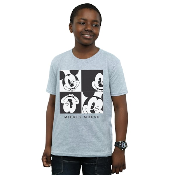 Disney Boys Mickey Mouse Wink T-Shirt 7-8 år Sports Grey Sports Grey 7-8 Years