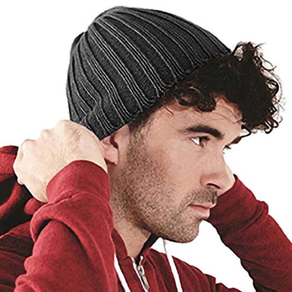 Beechfield Unisex Chunky Ribbed Vintermössa En storlek Char Charcoal One size