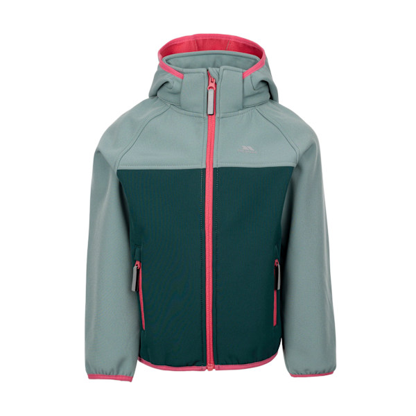 Trespass Barnjacka Hanbury Softshell för Barn 7-8 år Grön Pine 7-8 Years