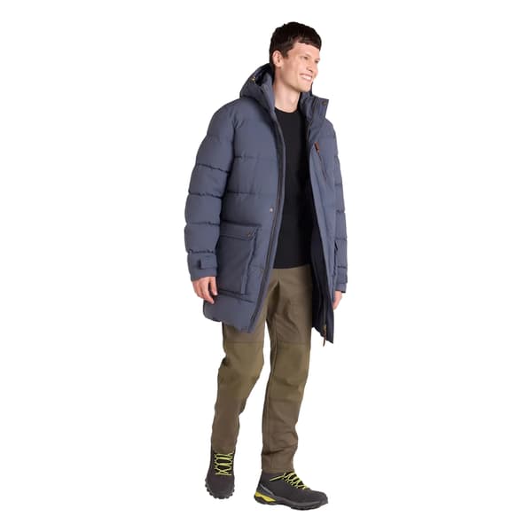 Mountain Warehouse Herr Digby Lång Vadderad Parkas 3XL Marinblå Navy 3XL