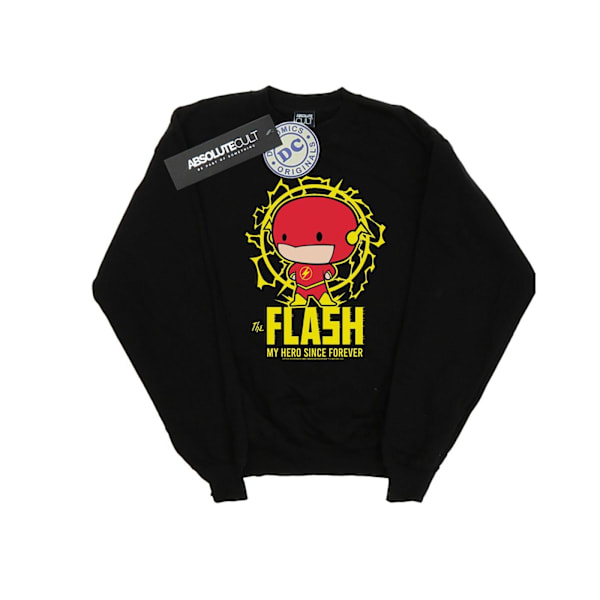 DC Comics Boys Flash My Hero Since Forever Sweatshirt 7-8 år Black 7-8 Years