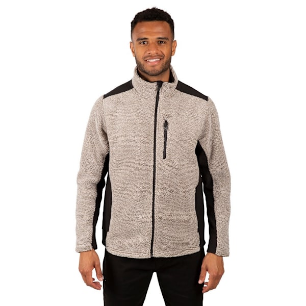 Trespass Farantino Fleecejacka för herr, S, tryffelbrun, randig Truffle Brown Stripe S