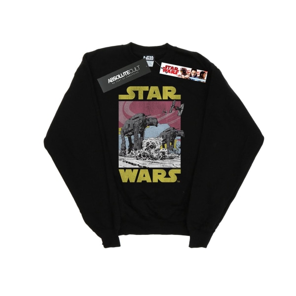 Star Wars Girls The Last Jedi AT-AT Sweatshirt 9-11 Years Black Black 9-11 Years