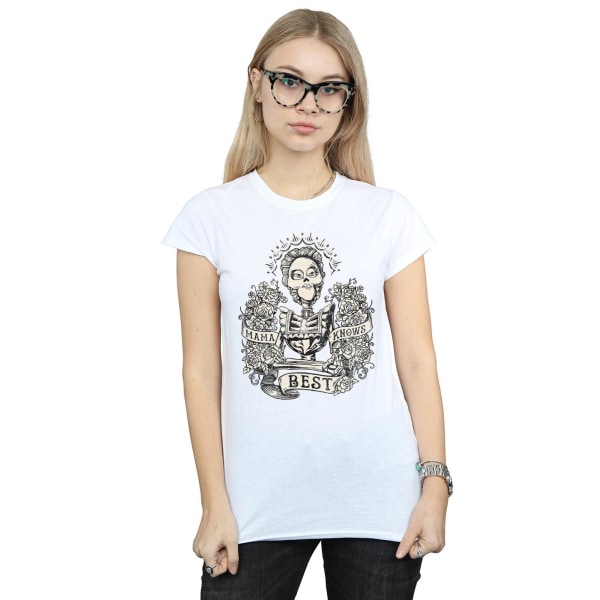 Disney Dam/Dam Coco Mama Knows Best Cotton T-Shirt S Whit White S