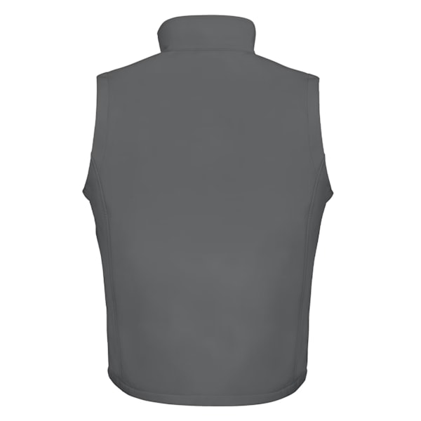 Result Core Printable Soft Shell Bodywarmer för män 4XL Charcoal/B Charcoal/Black 4XL