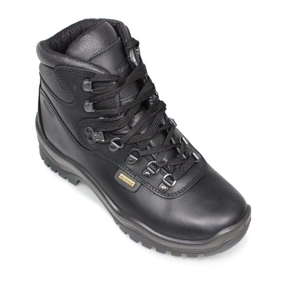 Grisport Mens Timber Waxy Läder Walking Boots 11 UK Black Black 11 UK