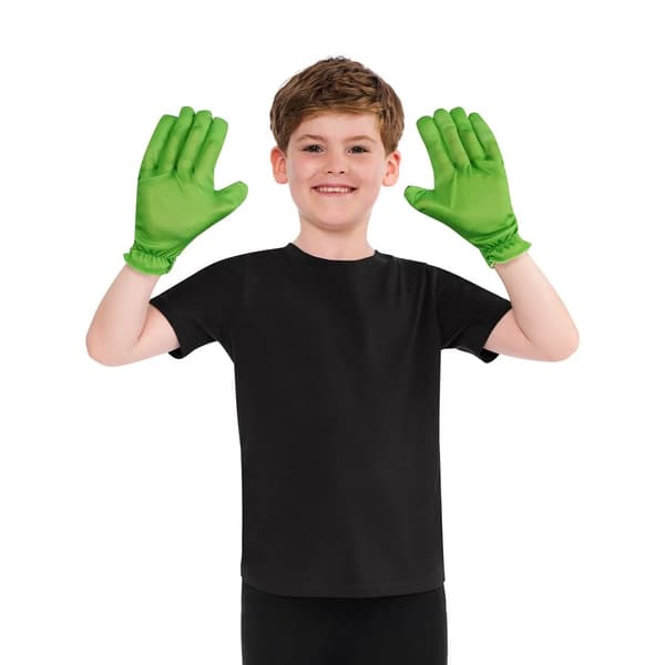 Hulk Barnhandskar Set 6-7 År Grön Green 6-7 Years