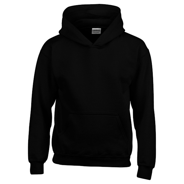 Gildan Barn/Barn Heavy Blend Hooded Sweatshirt 3-4 År B Black 3-4 Years