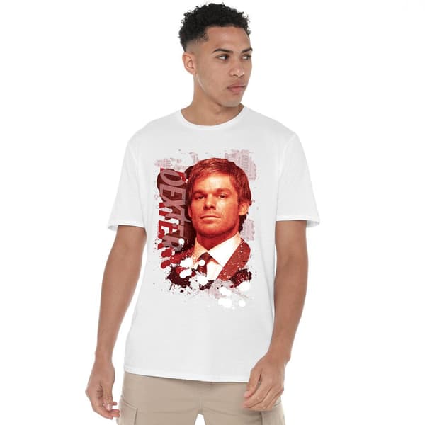 Dexter Herr Splatter T-Shirt M Vit White M