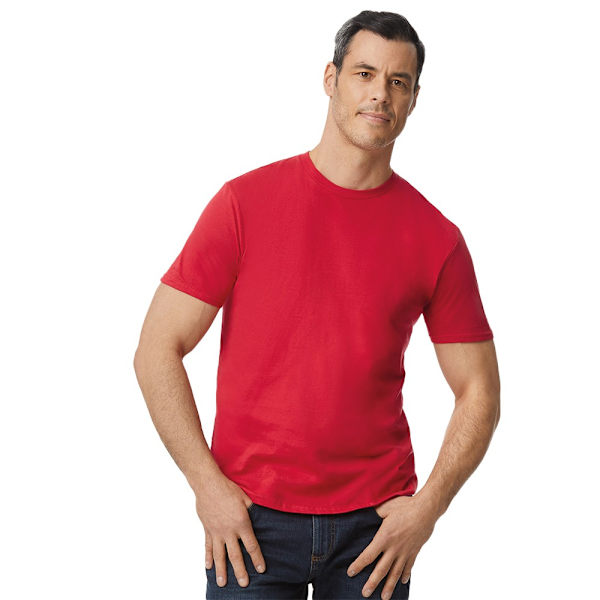 Gildan Unisex Vuxen Enzyme Tvättad T-Shirt XXL True Red True Red XXL