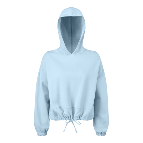 TriDri Dam/Kvinnor Cropped Oversize Hoodie XL Sky Blue Sky Blue XL