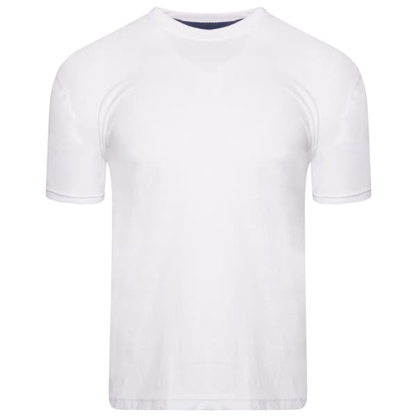Keanu Herr Enfärgad T-shirt (5-pack) M Vit White M