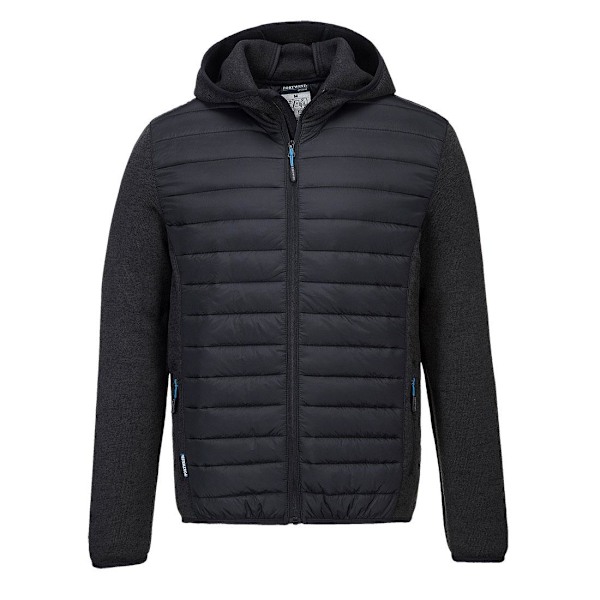 Portwest Herr KX3 Baffled Hybrid Jacka XS Gråmelerad Grey Marl XS
