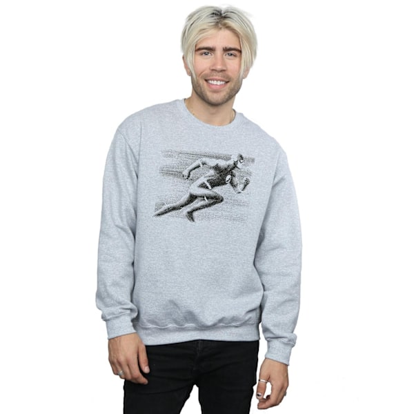 DC Comics Herr The Flash Spot Racer Sweatshirt M Sports Grey Sports Grey M