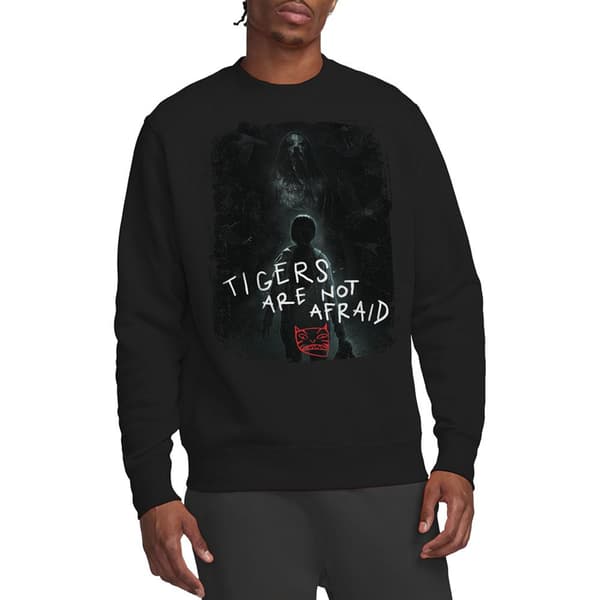 Tigrar är inte rädda Unisex Vuxen Key Art Sweatshirt L Svart Black L