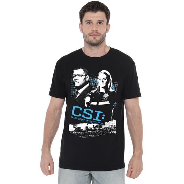 CSI Herr Investigate This T-Shirt M Svart Black M